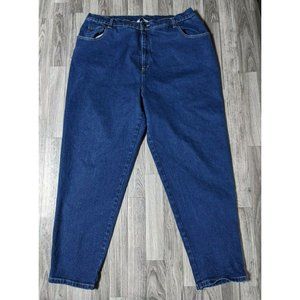 D & Co Denim Company Womens Plus Size 22 W Denim Blue Jeans